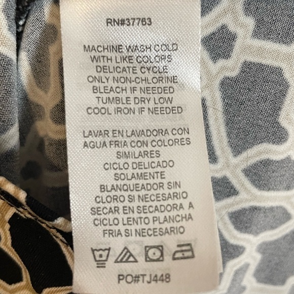 Laundry Shelli Segal Stretch Knit Slinky Shirt Dress Sz 2 Button Down Belted EUC - Picture 9 of 11